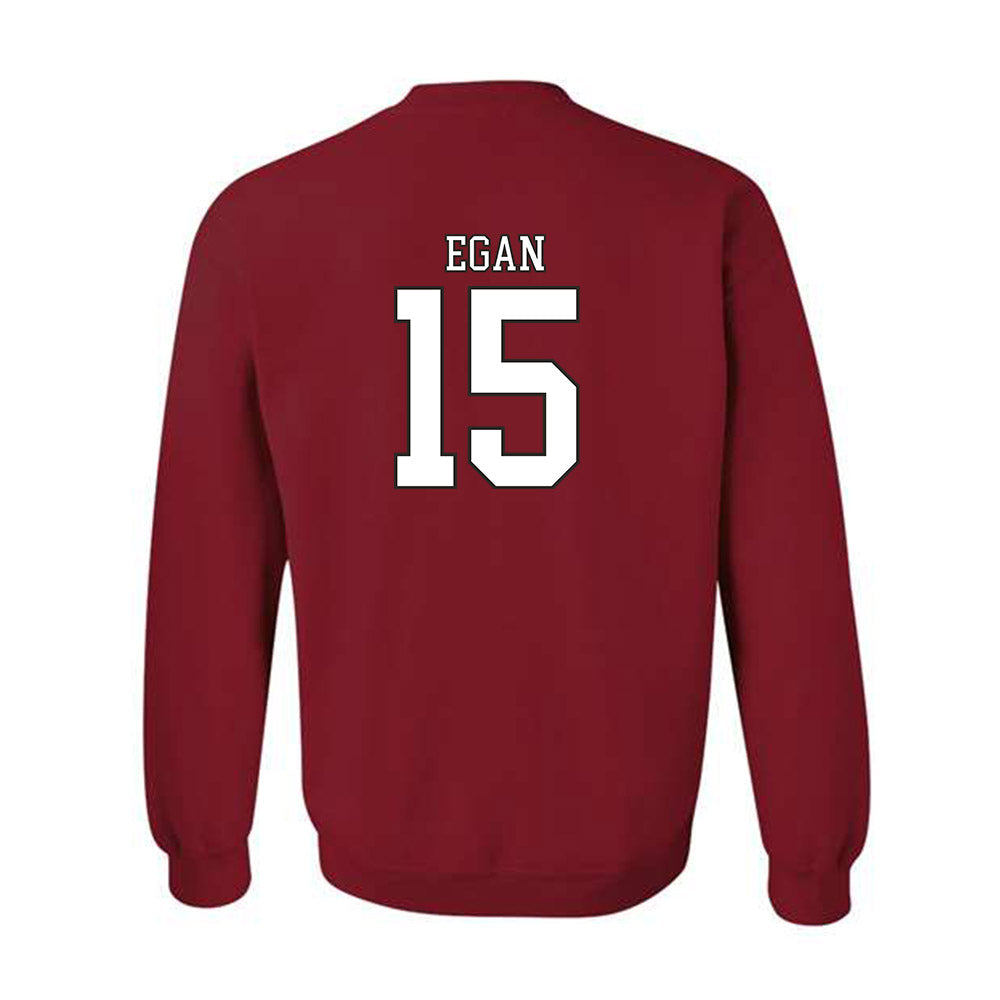 Troy - NCAA Baseball : Tommy Egan - Generic Shersey Crewneck Sweatshirt-1