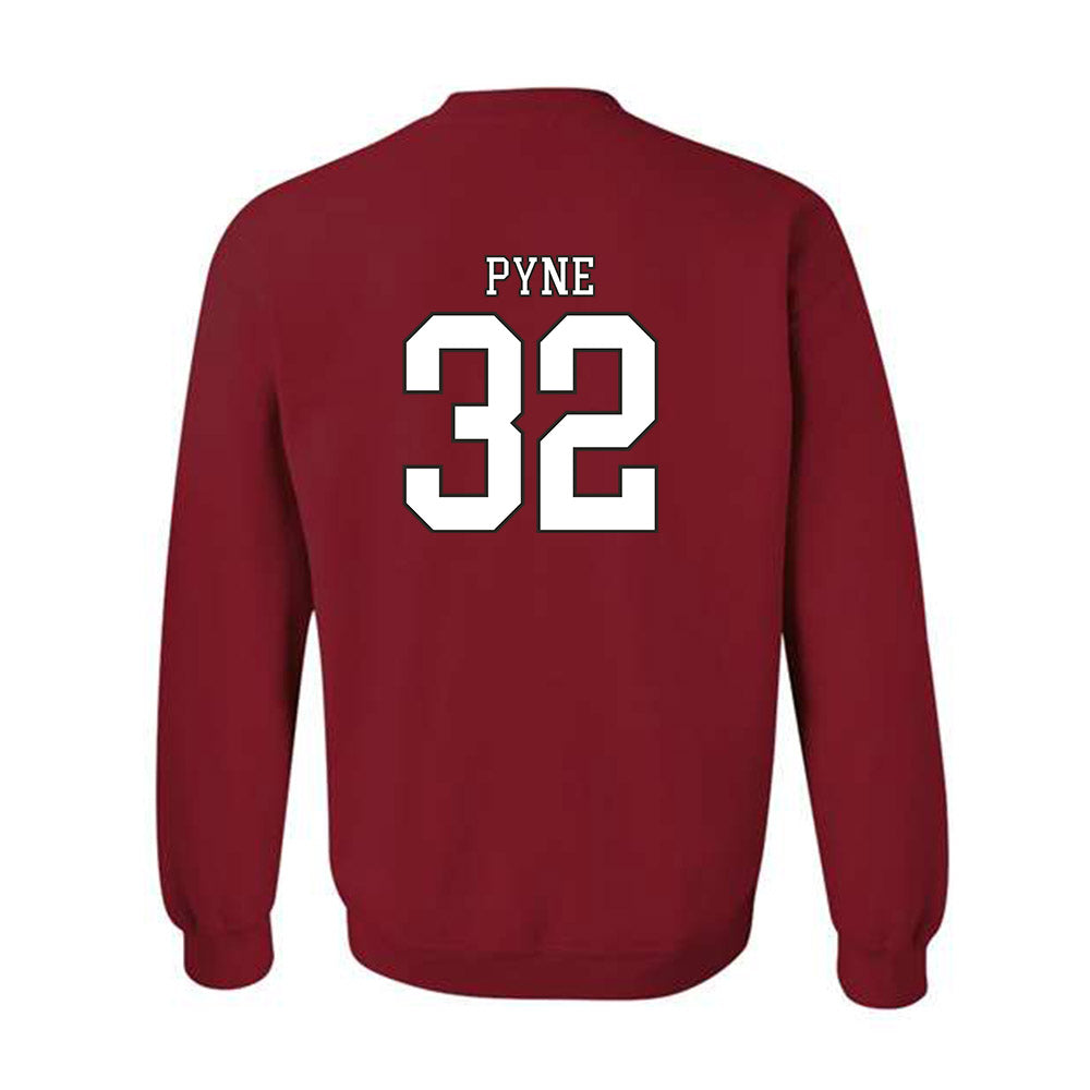 Troy - NCAA Baseball : Josh Pyne - Generic Shersey Crewneck Sweatshirt-1