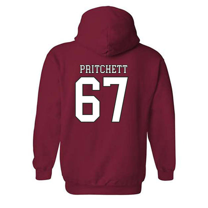 Troy - NCAA Football : Trinton Pritchett - Generic Shersey Hooded Sweatshirt-1