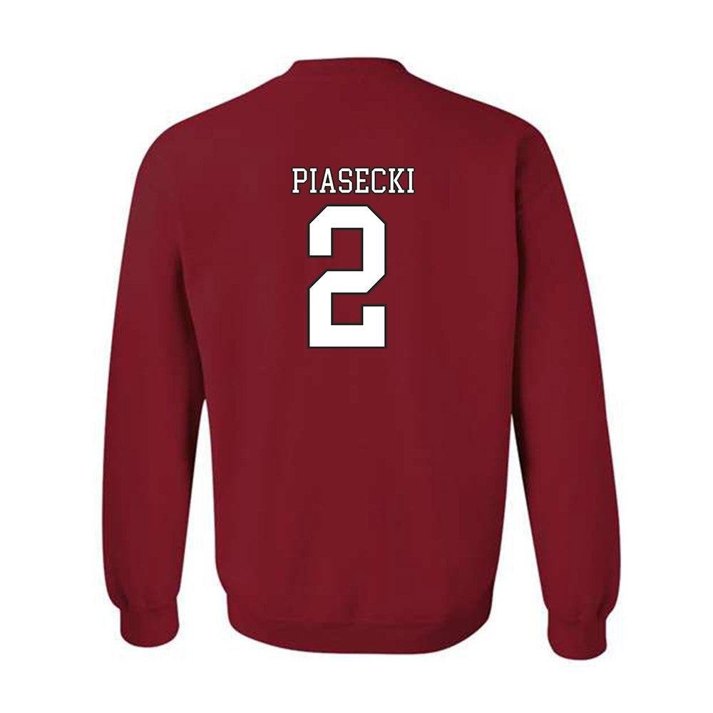 Troy - NCAA Baseball : Aaron Piasecki - Generic Shersey Crewneck Sweatshirt-1