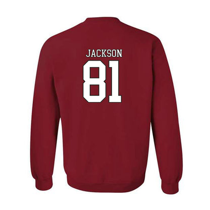 Troy - NCAA Football : JahMarren Jackson - Generic Shersey Crewneck Sweatshirt-1
