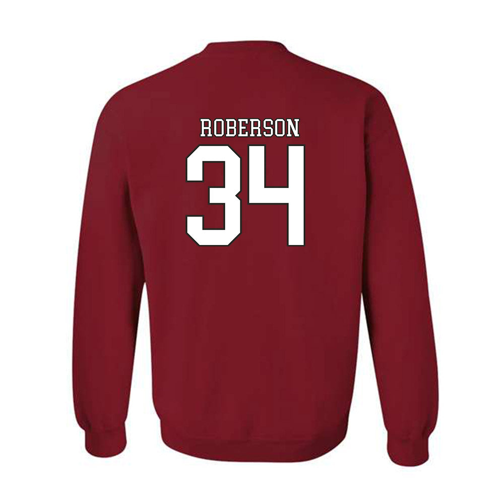 Troy - NCAA Football : Timothy Roberson - Generic Shersey Crewneck Sweatshirt-1