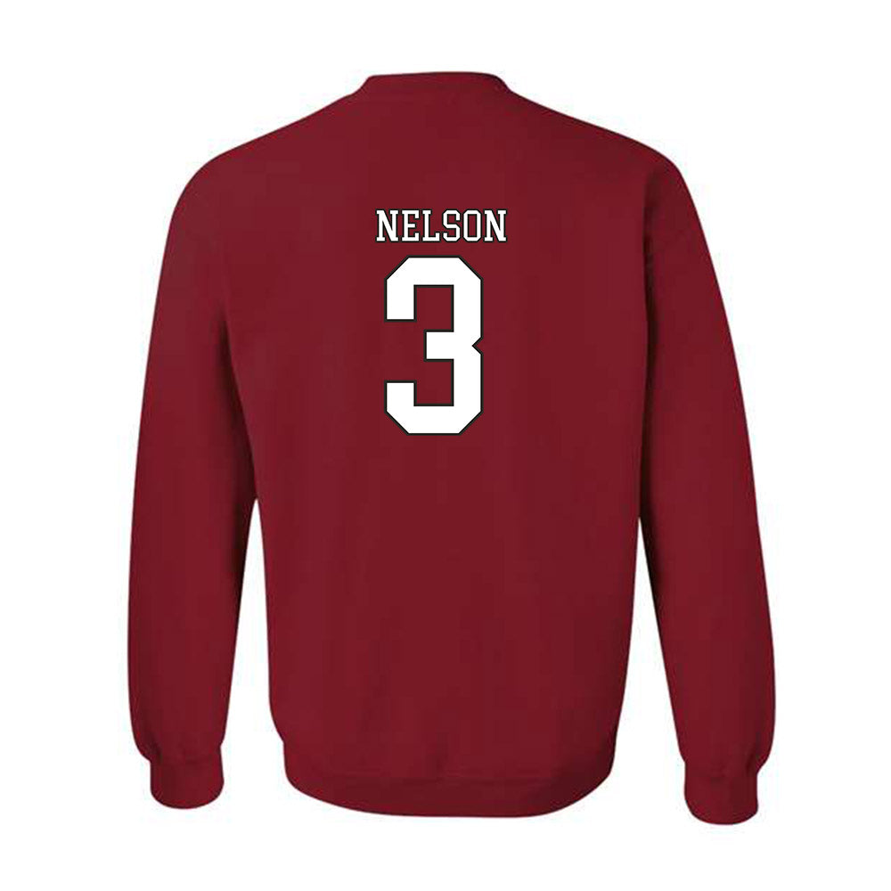 Troy - NCAA Football : Doug Nelson - Generic Shersey Crewneck Sweatshirt-1
