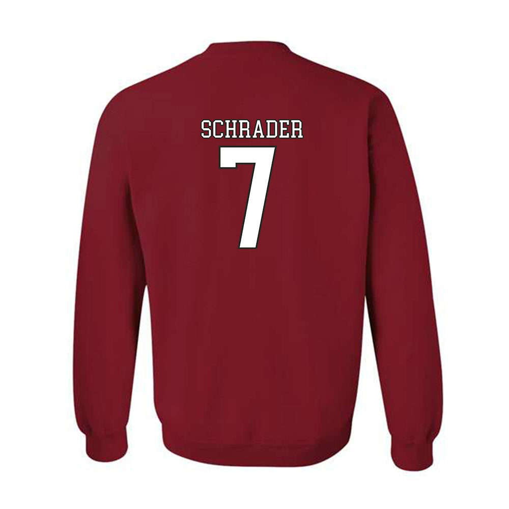 Troy - NCAA Baseball : Gavin Schrader - Generic Shersey Crewneck Sweatshirt-1