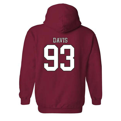 Troy - NCAA Football : RaKeem Davis - Generic Shersey Hooded Sweatshirt-1