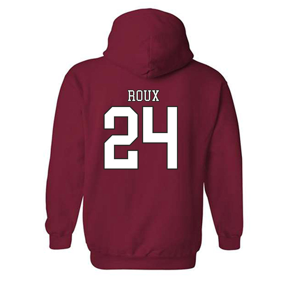 Troy - NCAA Football : Jeremiah Roux - Generic Shersey Hooded Sweatshirt-1