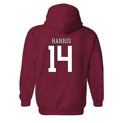 Troy - NCAA Football : Marquis Harris - Generic Shersey Hooded Sweatshirt-1