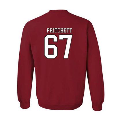 Troy - NCAA Football : Trinton Pritchett - Generic Shersey Crewneck Sweatshirt-1