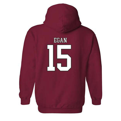 Troy - NCAA Baseball : Tommy Egan - Generic Shersey Hooded Sweatshirt-1