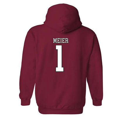 Troy - NCAA Baseball : Steven Meier - Generic Shersey Hooded Sweatshirt-1