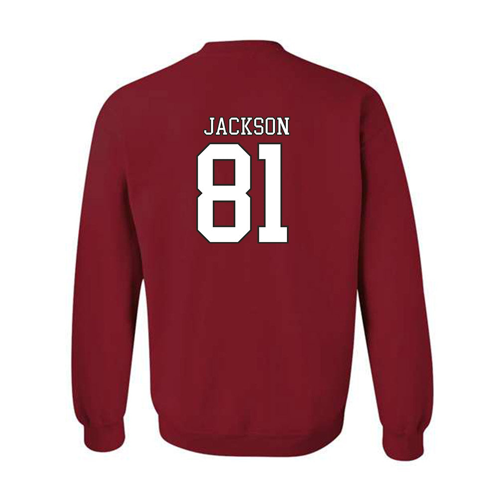 Troy - NCAA Football : JahMarren Jackson - Generic Shersey Crewneck Sweatshirt-1