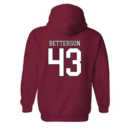 Troy - NCAA Football : Dewhitt Betterson - Generic Shersey Hooded Sweatshirt-1