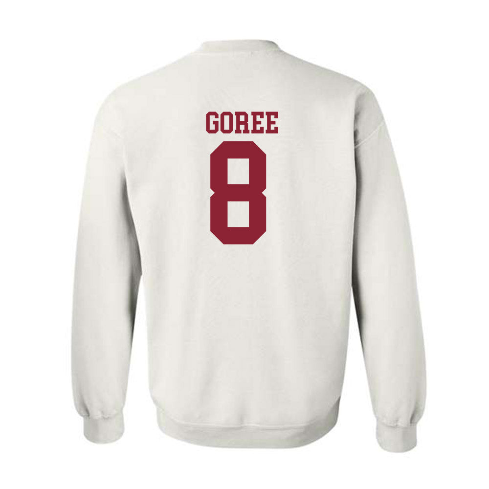 Troy - NCAA Football : Marcus Goree - Generic Shersey Crewneck Sweatshirt-1
