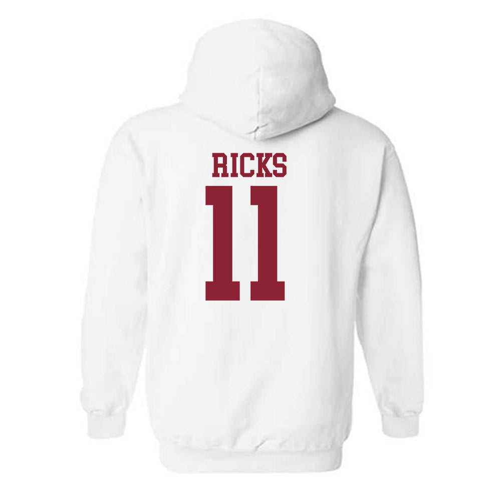 Troy - NCAA Softball : Kyye Ricks - Generic Shersey Hooded Sweatshirt-1