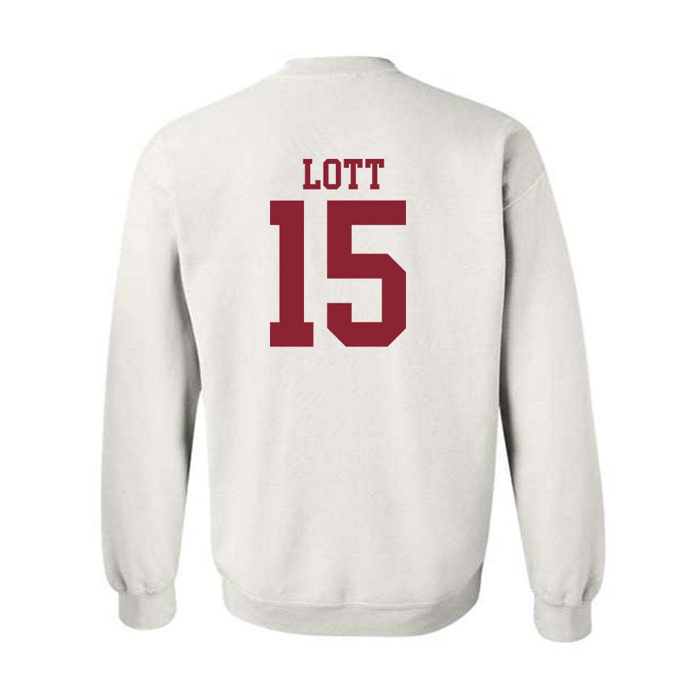 Troy - NCAA Football : TJ Lott - Generic Shersey Crewneck Sweatshirt-1