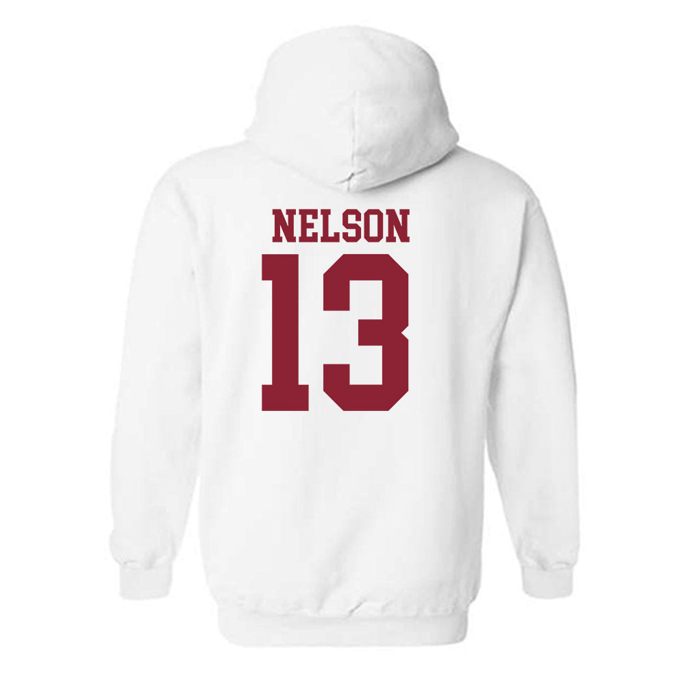 Troy - NCAA Football : Daivon Nelson - Generic Shersey Hooded Sweatshirt-1