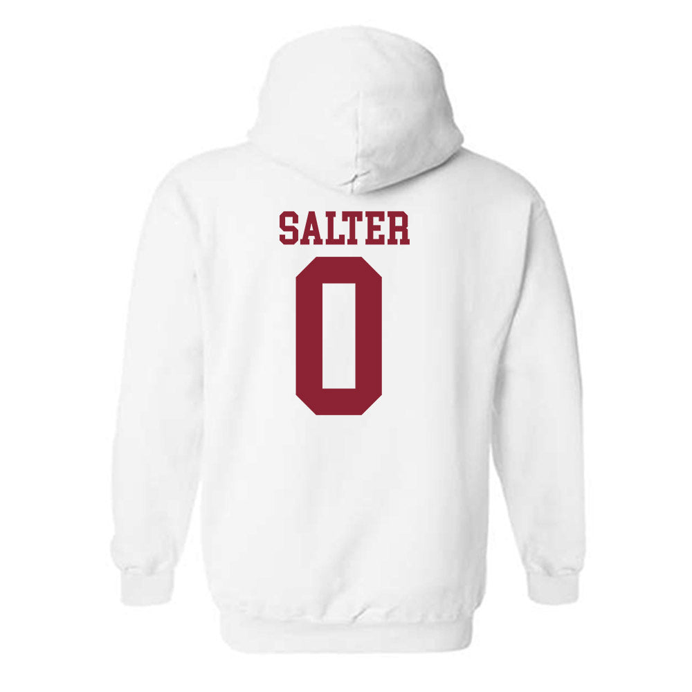 Troy - NCAA Women's Basketball : Detavia Salter - Generic Shersey Hooded Sweatshirt-1