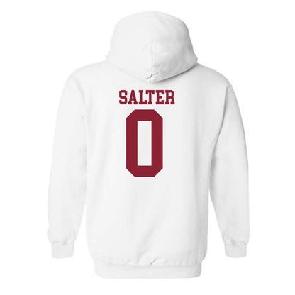 Troy - NCAA Women's Basketball : Detavia Salter - Generic Shersey Hooded Sweatshirt-1