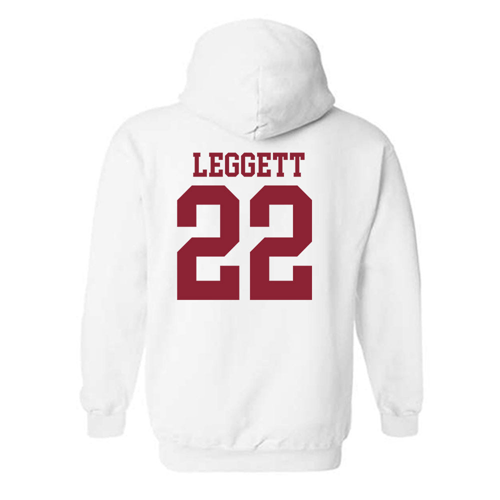 Troy - NCAA Women's Basketball : Rachel Leggett - Generic Shersey Hooded Sweatshirt-1