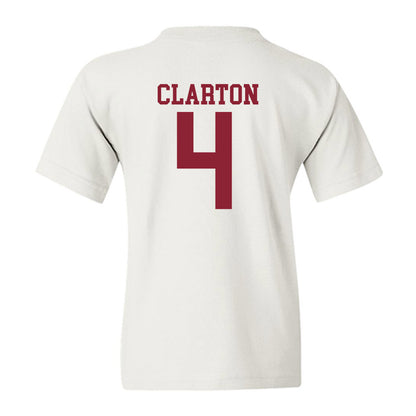 Troy - NCAA Men's Basketball : Emmanuel Clarton - Generic Shersey Youth T-Shirt-1