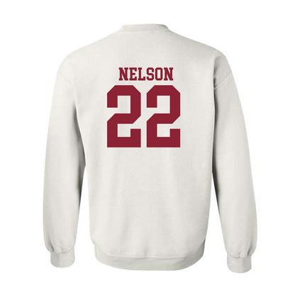 Troy - NCAA Baseball : Drew Nelson - Generic Shersey Crewneck Sweatshirt-1