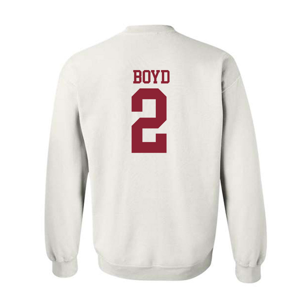 Troy - NCAA Football : Jywon Boyd - Generic Shersey Crewneck Sweatshirt-1