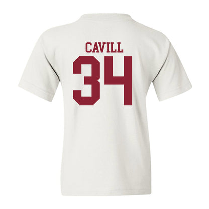 Troy - NCAA Baseball : Blake Cavill - Generic Shersey Youth T-Shirt-1