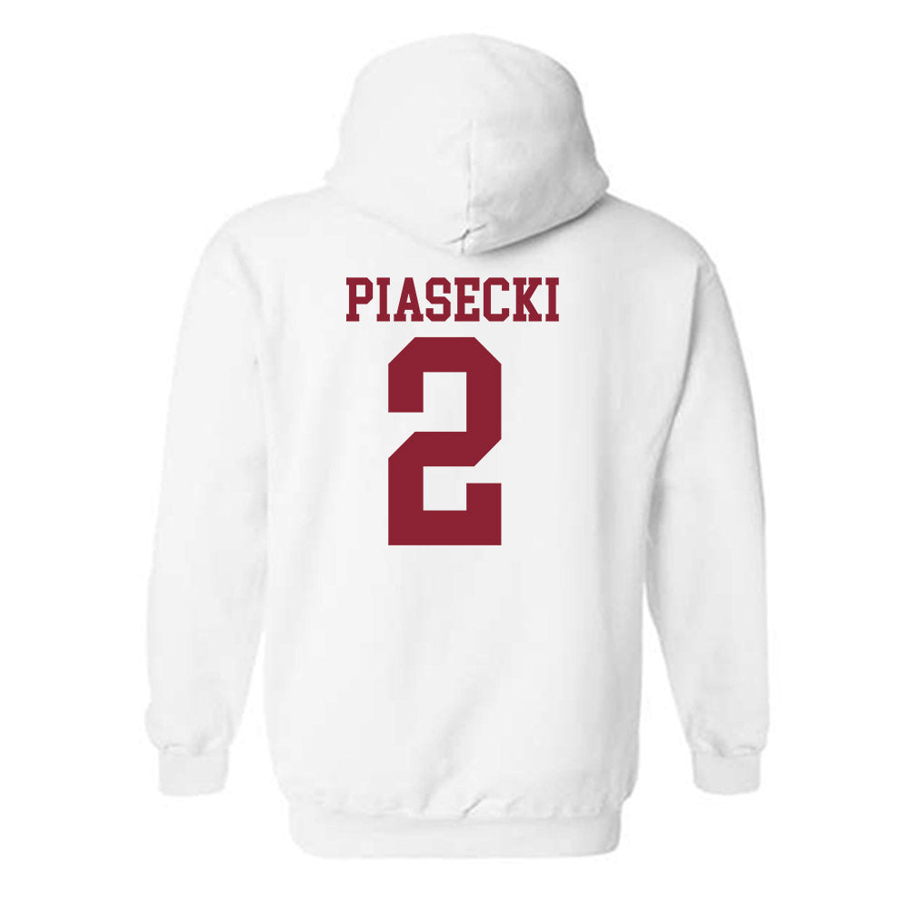 Troy - NCAA Baseball : Aaron Piasecki - Generic Shersey Hooded Sweatshirt-1