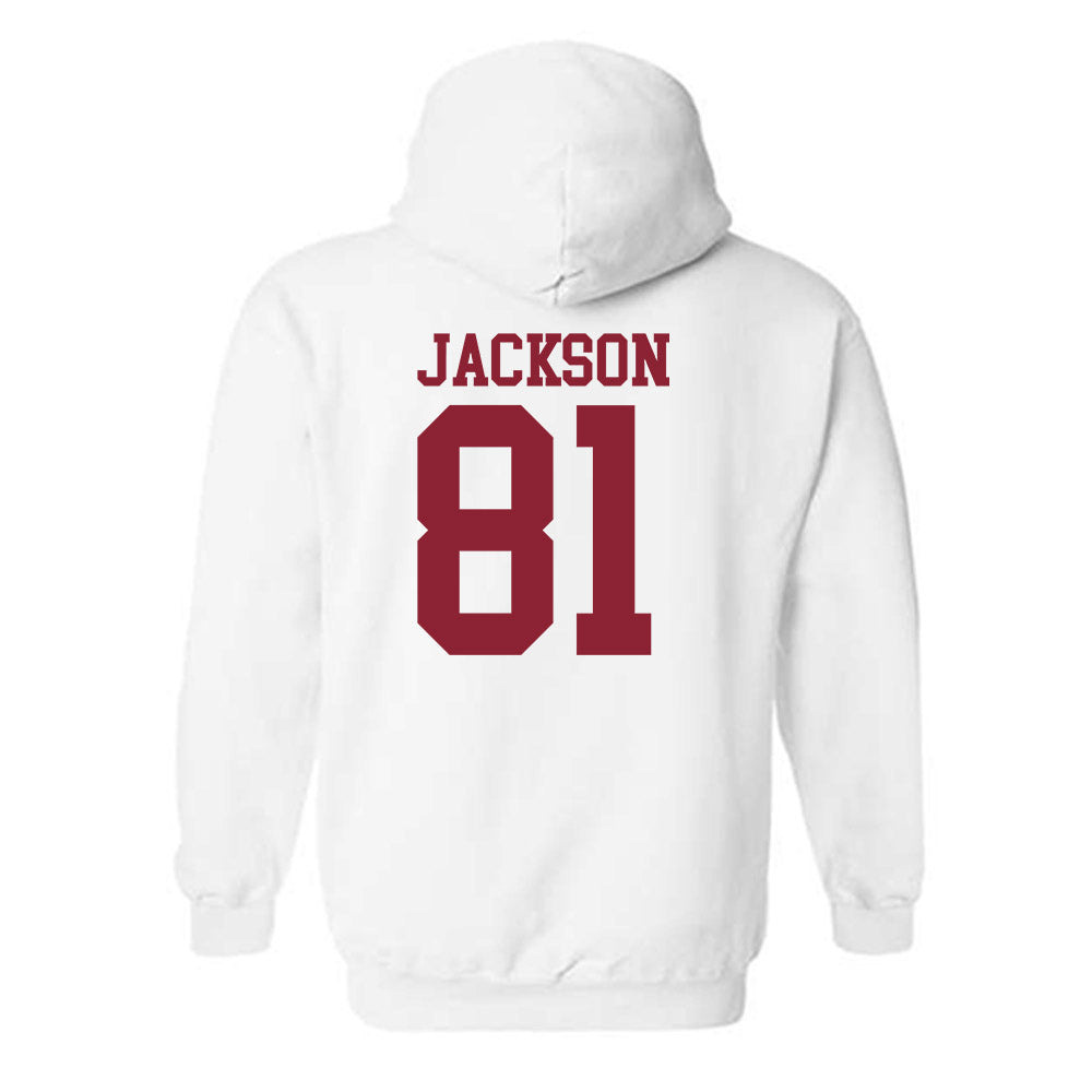 Troy - NCAA Football : JahMarren Jackson - Generic Shersey Hooded Sweatshirt-1