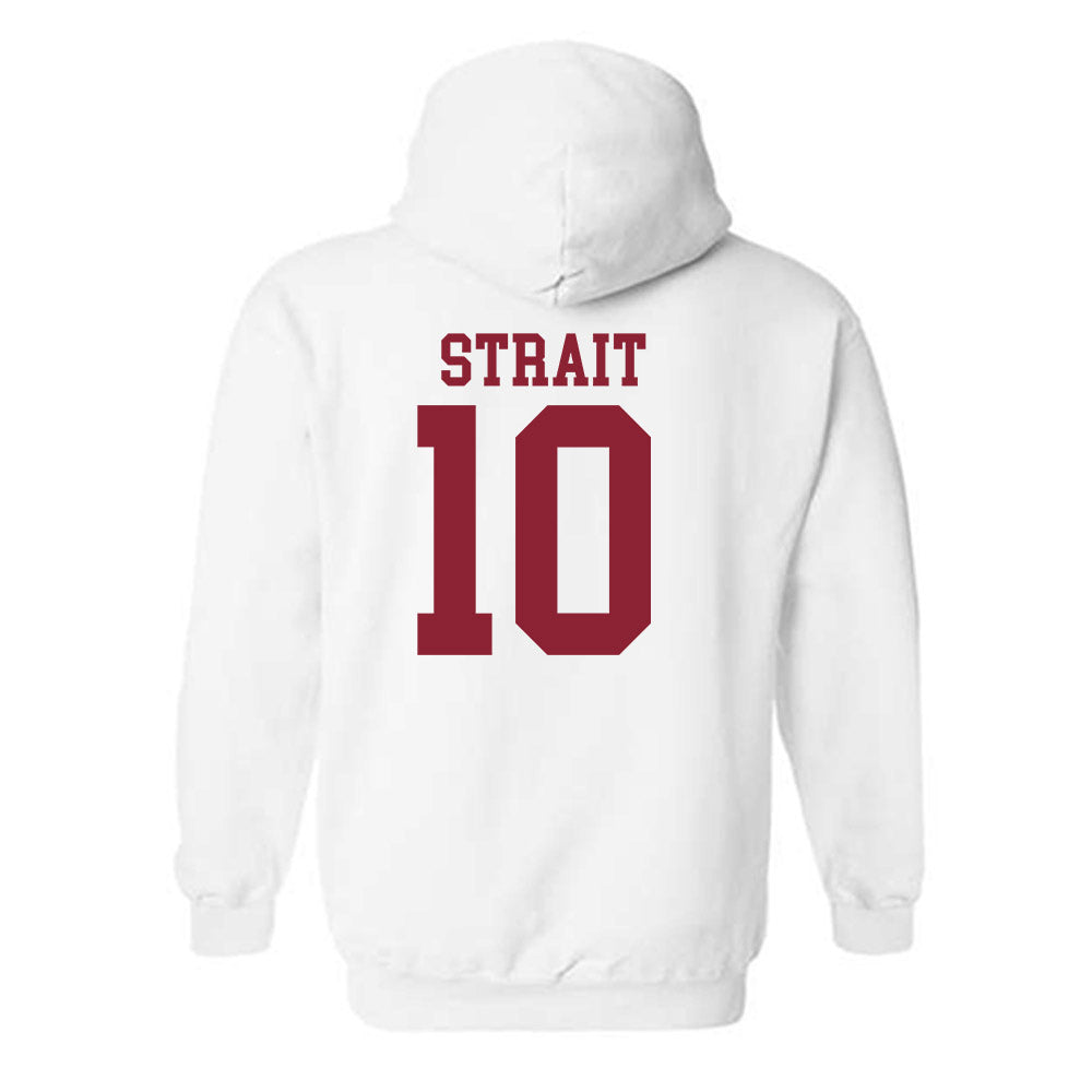 Troy - NCAA Football : Jabari Strait - Generic Shersey Hooded Sweatshirt-1