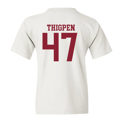 Troy - NCAA Baseball : Noah Thigpen - Generic Shersey Youth T-Shirt