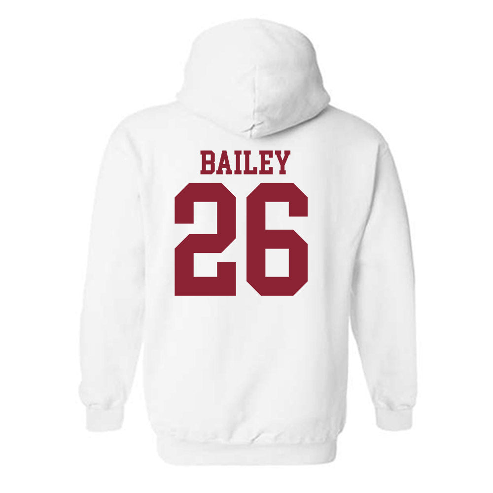 Troy - NCAA Women's Soccer : Aiden Bailey - Generic Shersey Hooded Sweatshirt-1