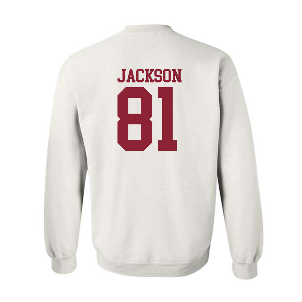 Troy - NCAA Football : JahMarren Jackson - Generic Shersey Crewneck Sweatshirt-1