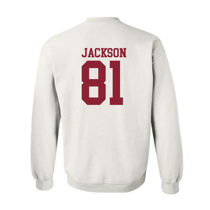 Troy - NCAA Football : JahMarren Jackson - Generic Shersey Crewneck Sweatshirt-1