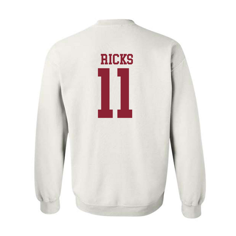 Troy - NCAA Softball : Kyye Ricks - Generic Shersey Crewneck Sweatshirt-1