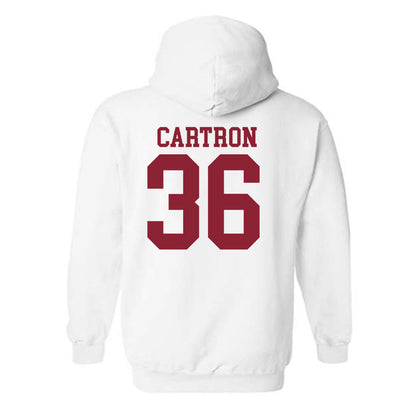 Troy - NCAA Baseball : Chase Cartron - Generic Shersey Hooded Sweatshirt-1