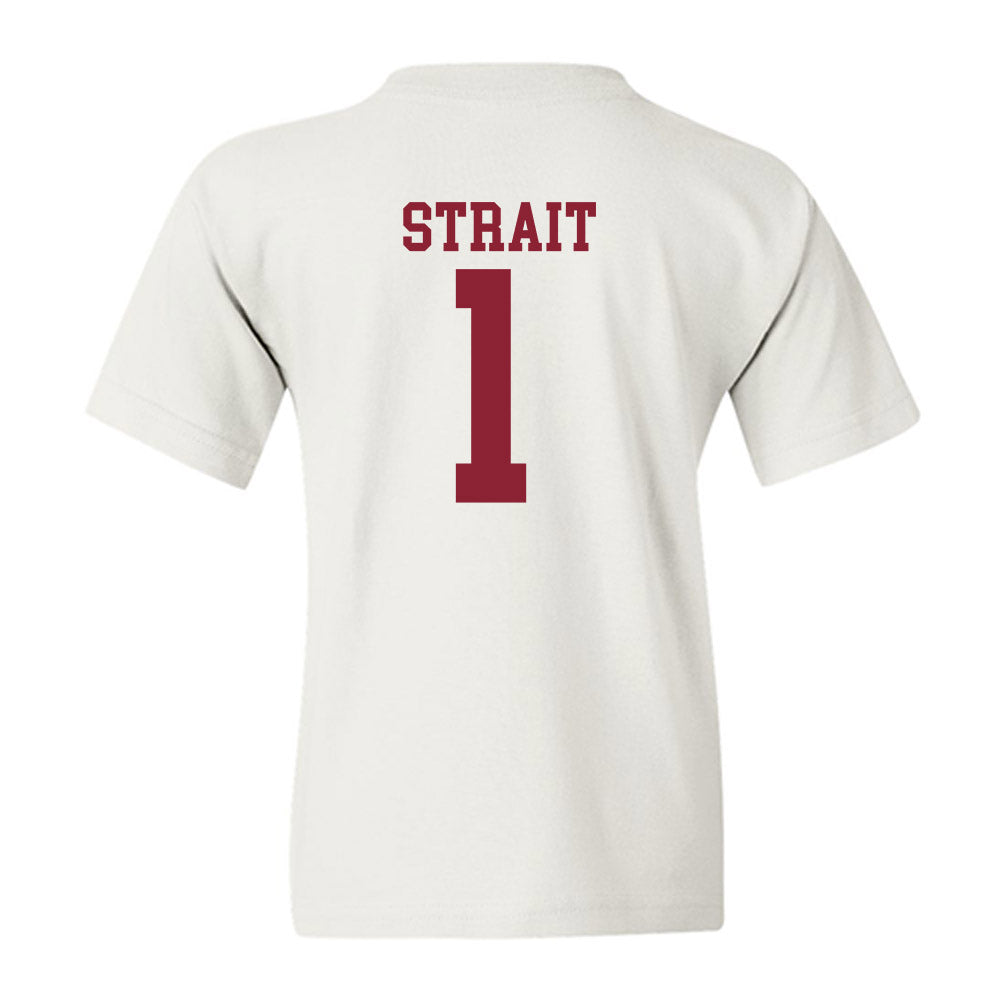 Troy - NCAA Football : Jabari Strait - Generic Shersey Youth T-Shirt-1