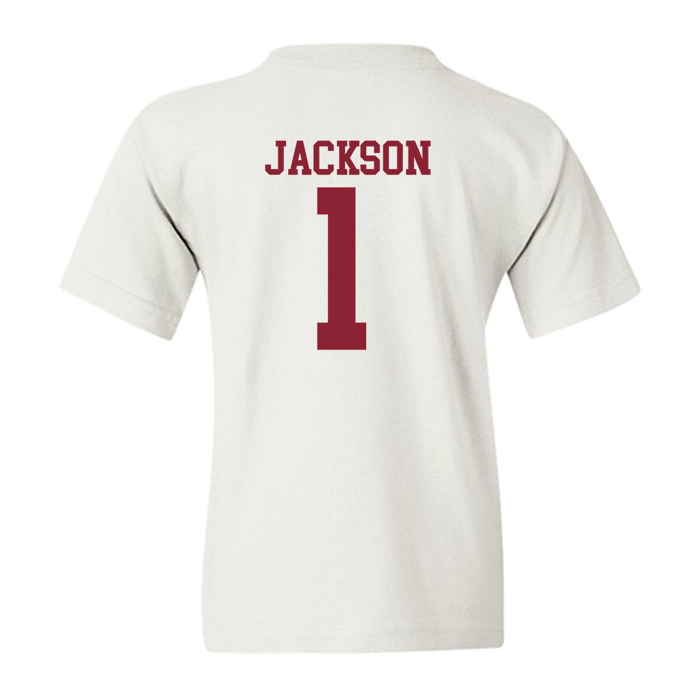 Troy - NCAA Women's Basketball : Saniya Jackson - Generic Shersey Youth T-Shirt-1