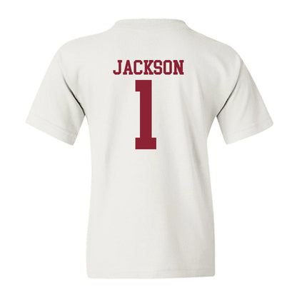 Troy - NCAA Women's Basketball : Saniya Jackson - Generic Shersey Youth T-Shirt-1