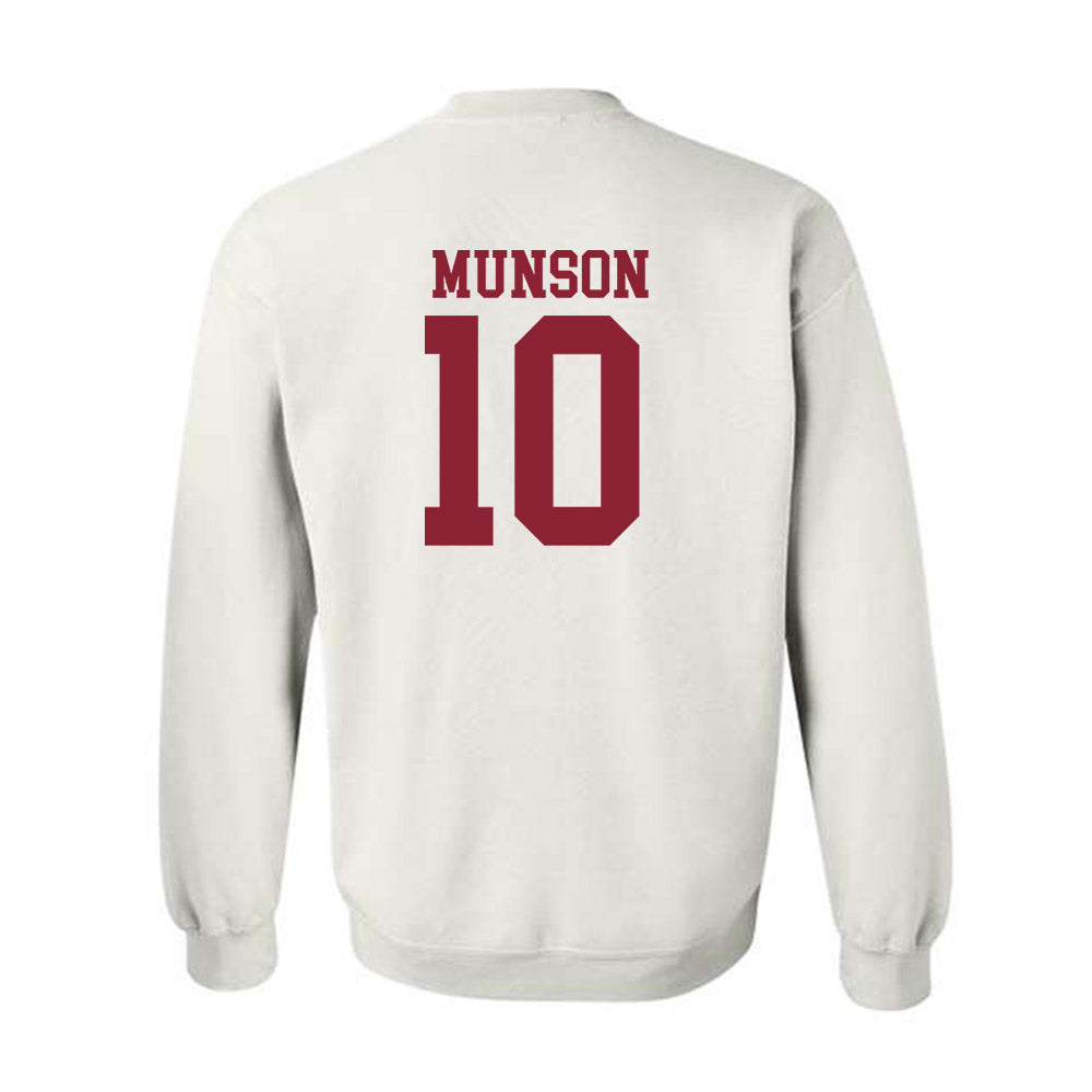 Troy - NCAA Softball : Kam Munson - Generic Shersey Crewneck Sweatshirt-1