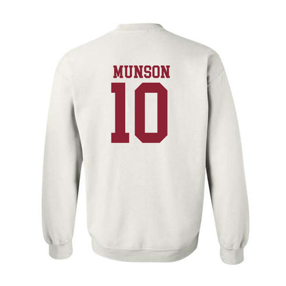 Troy - NCAA Softball : Kam Munson - Generic Shersey Crewneck Sweatshirt-1