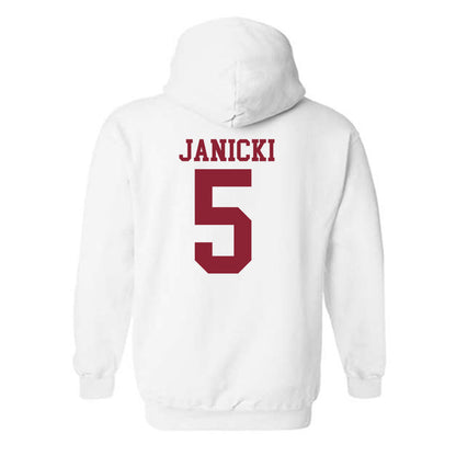 Troy - NCAA Baseball : James Janicki - Generic Shersey Hooded Sweatshirt-1