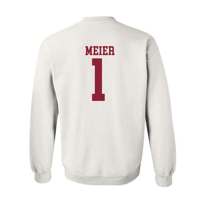 Troy - NCAA Baseball : Steven Meier - Generic Shersey Crewneck Sweatshirt-1