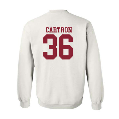 Troy - NCAA Baseball : Chase Cartron - Generic Shersey Crewneck Sweatshirt-1