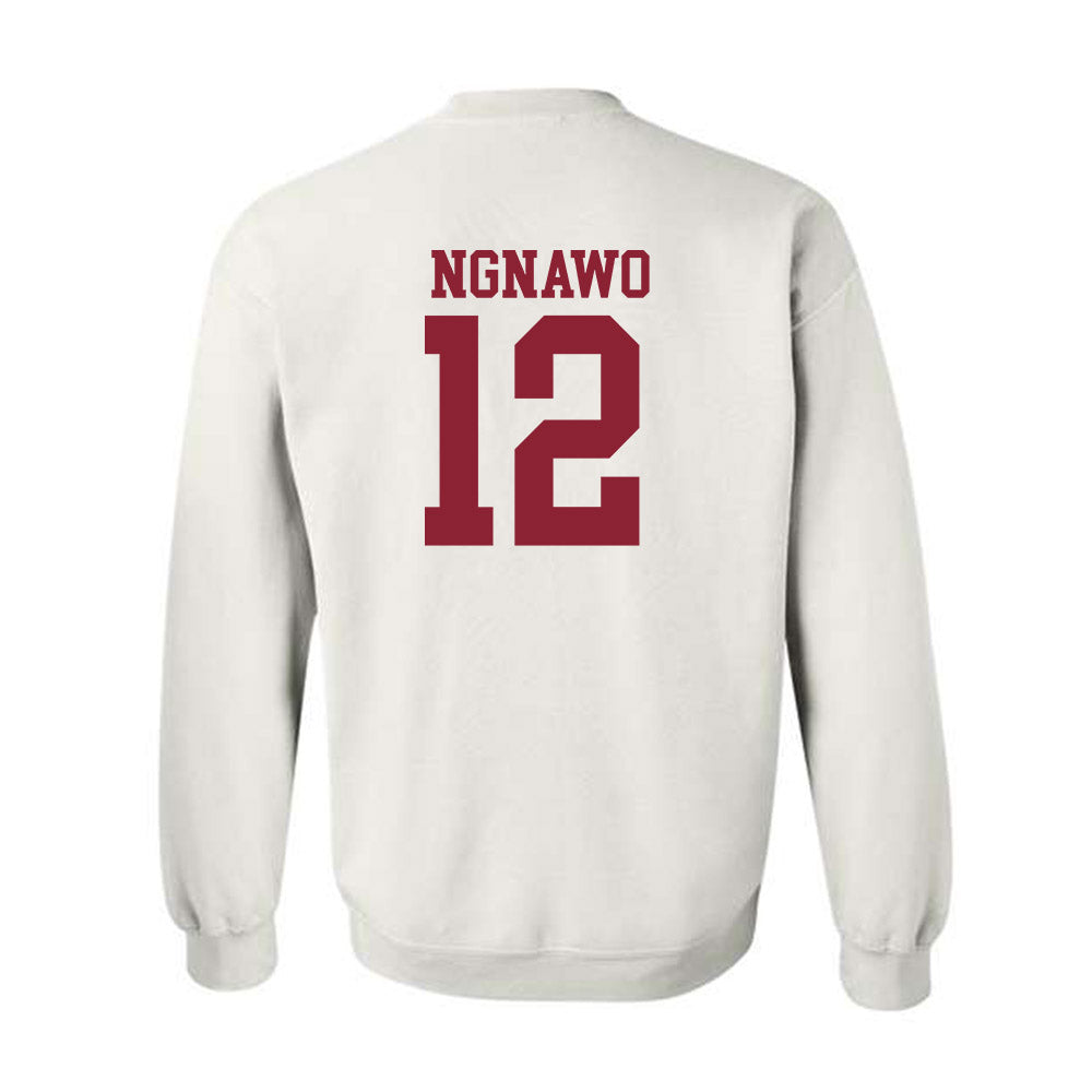 Troy - NCAA Women's Basketball : Fortuna Ngnawo - Generic Shersey Crewneck Sweatshirt-1
