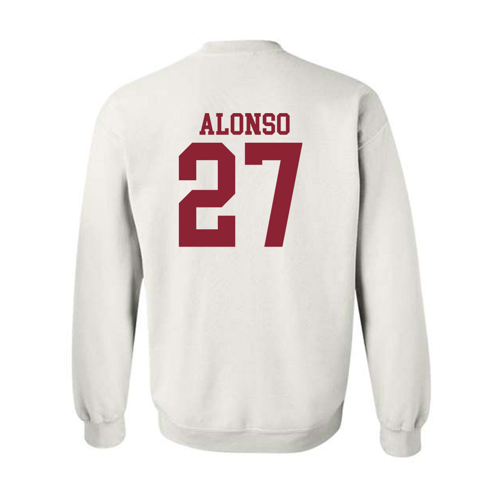 Troy - NCAA Baseball : Dylan Alonso - Generic Shersey Crewneck Sweatshirt-1