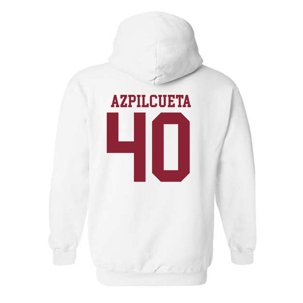 Troy - NCAA Baseball : Nico Azpilcueta - Generic Shersey Hooded Sweatshirt-1