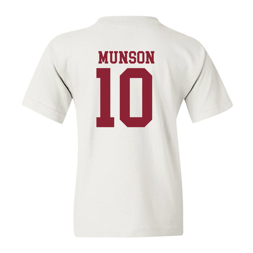 Troy - NCAA Softball : Kam Munson - Generic Shersey Youth T-Shirt-1