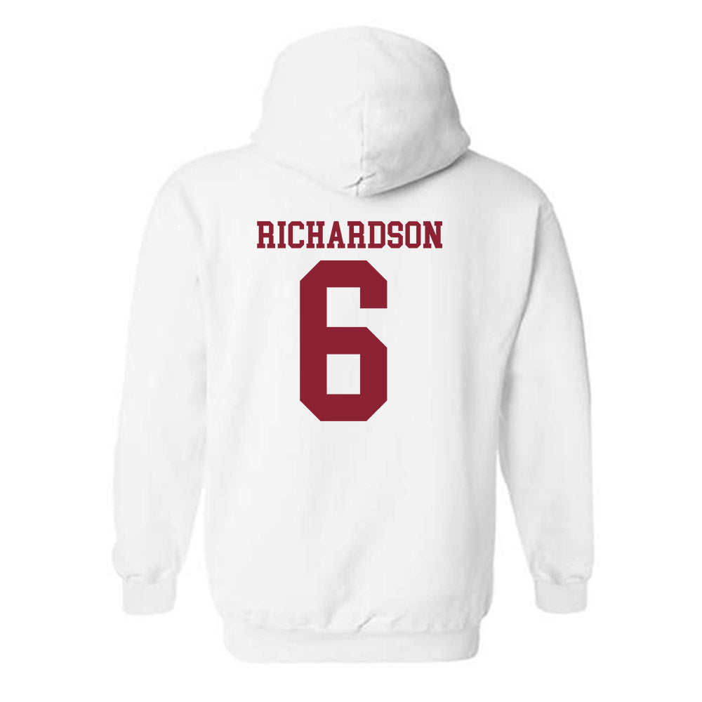 Troy - NCAA Baseball : Brady Richardson - Generic Shersey Hooded Sweatshirt-1