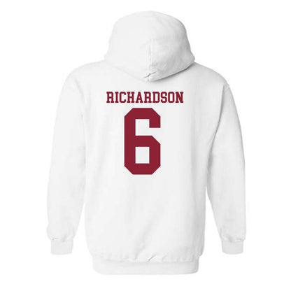 Troy - NCAA Baseball : Brady Richardson - Generic Shersey Hooded Sweatshirt-1